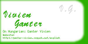 vivien ganter business card